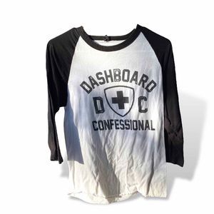 Dashboard Confessional "Tour Baseball" Tee (Medium)